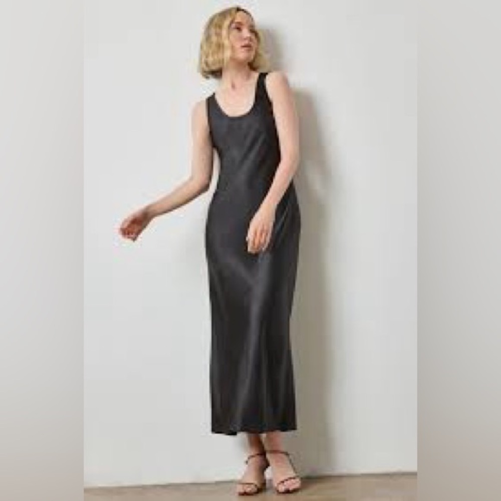 Nation Ltd. Black Slip Dress